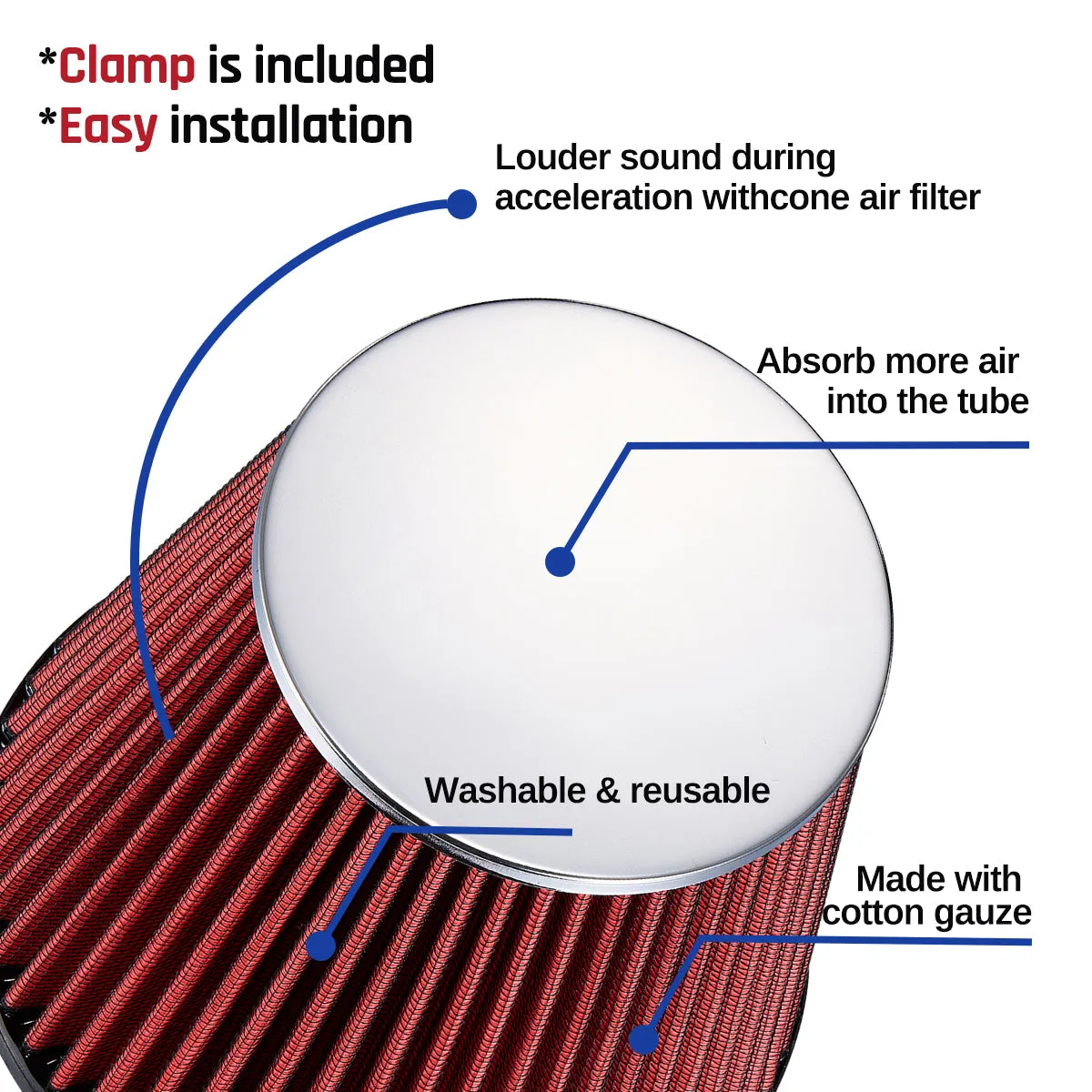 Cold Air Intake Kit For 2017-2019 6.7L Powerstroke Diesel F250 F350 F450 F550 | SPELAB