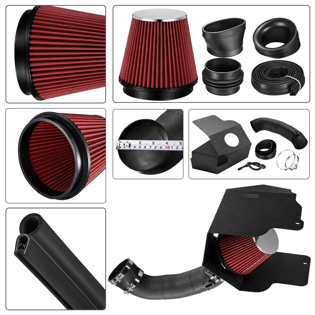 Cold Air Intake Kit For 2017-2019 6.7L Powerstroke Diesel F250 F350 F450 F550 | SPELAB