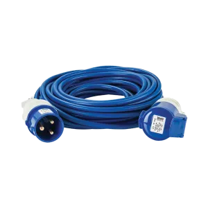 Defender Arctic Extension Lead Blue 2.5mm2 32A 14m - 230V