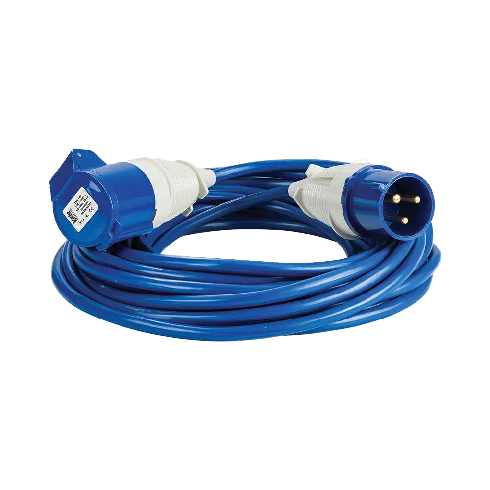 Defender Extension Lead Blue 4mm2 32A 14m - 230V