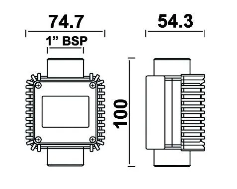 Digital Flow Meter for Low Viscosity Fluids