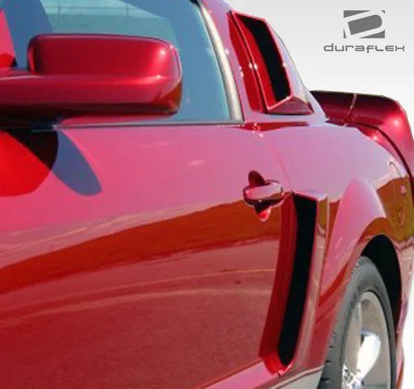 Duraflex 05-09 Ford Mustang CVX Side Scoop kit