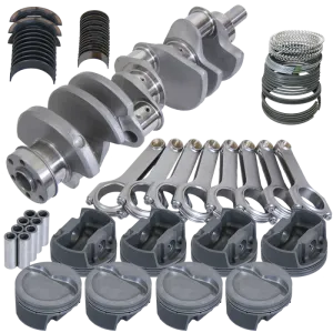 Eagle Rotating Assembly Kit - 334 CID - Forged Crank - Forged Pistons - 4.000" Stroke - 4.030" Bore - 5.400" H-Beam Rods - SB Ford