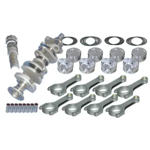 Eagle Rotating Assembly Kit - 506 CID - Forged Crank - Forged Pistons - 4.250" Stroke - 4.350" Bore - 7.100" H-Beam Rods - Mopar RB-Series