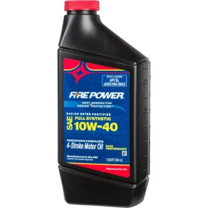 Fire Power Racing Ester Fortified Full Synthetic Motor Oil