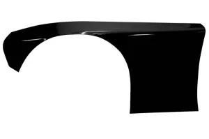 Five Star Dirt Grand National Aluminum Fender - Straight Up - Left - Black