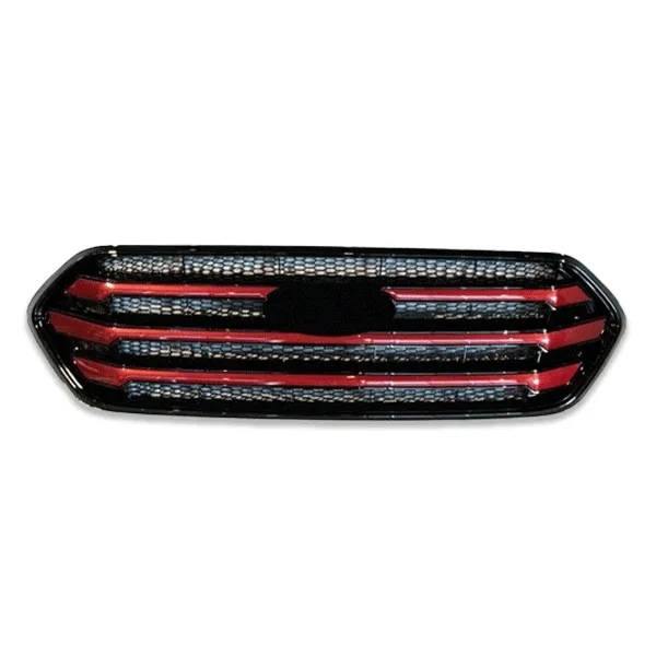 For Ford Transit Custom Front Grille OEM Style New Shape (Gloss Black Base) Painted and Ready to Fit