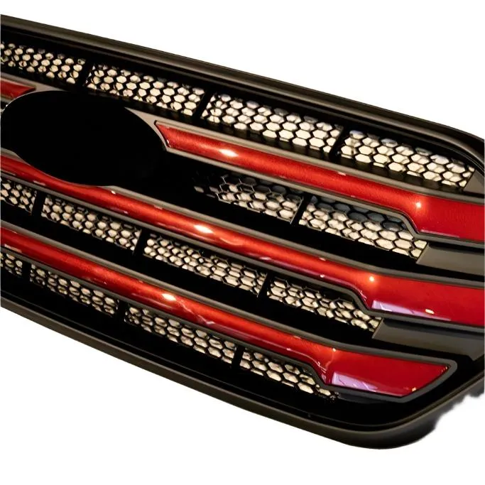 For Ford Transit Custom Front Grille OEM Style New Shape (Matte Black Base) Painted and Ready to Fit