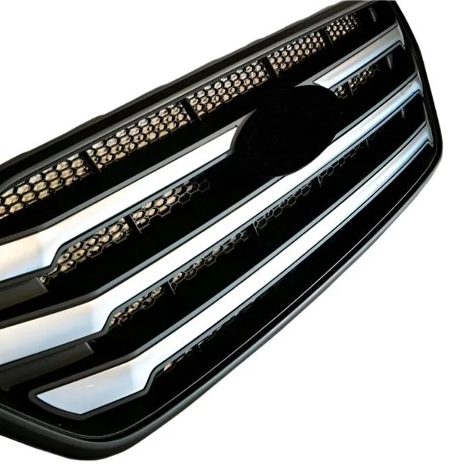For Ford Transit Custom Front Grille OEM Style New Shape (Matte Black Base) Painted and Ready to Fit