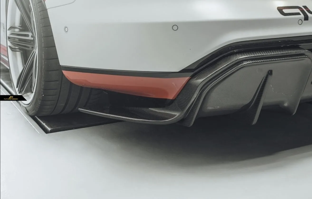 Future Design Blaze Carbon Fiber Rear Diffuser for Audi E-Tron GT