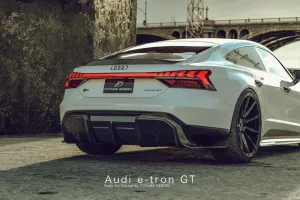 Future Design Blaze Carbon Fiber Rear Diffuser for Audi E-Tron GT