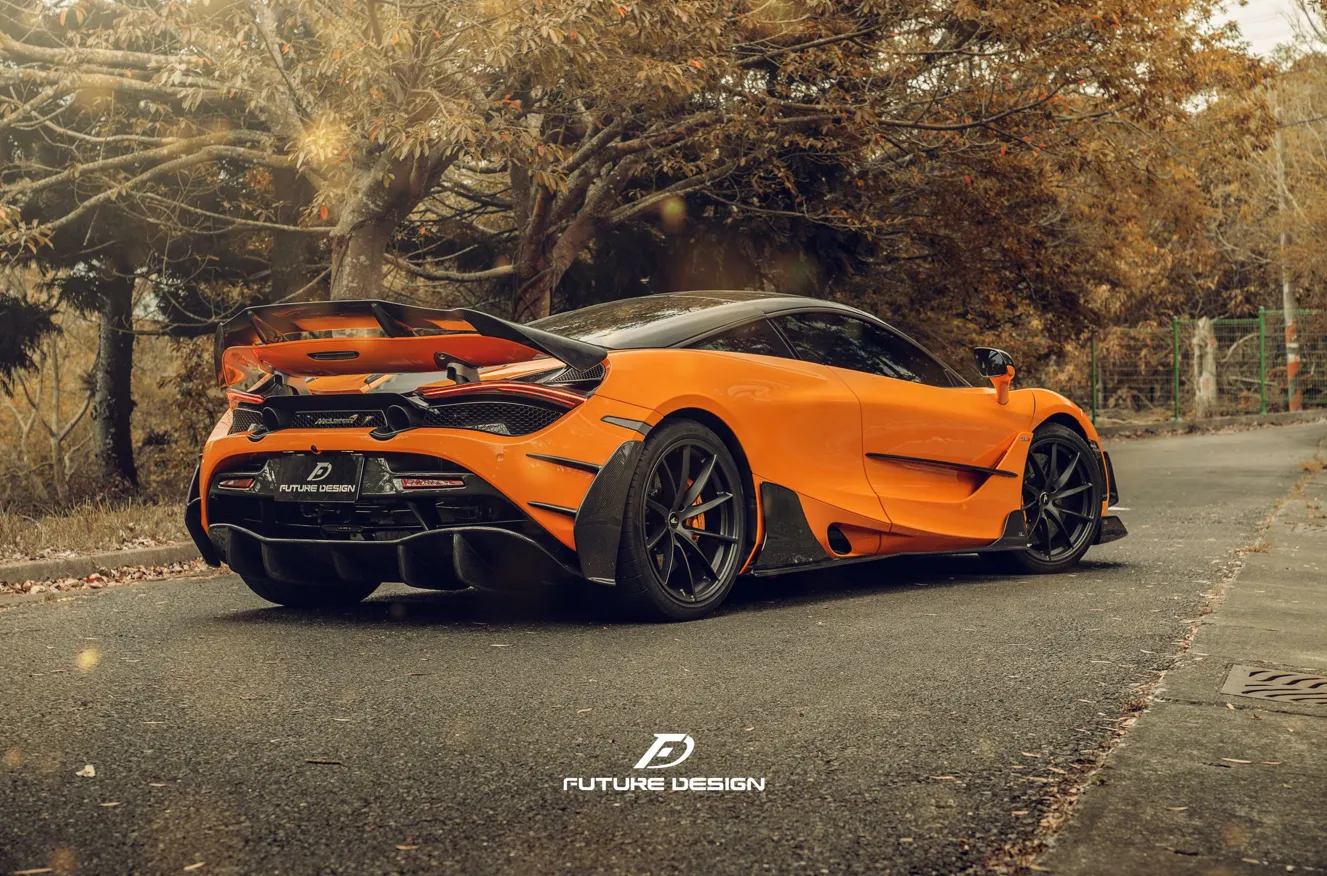 Future Design Carbon Fiber Rear Diffuser for McLaren 720S
