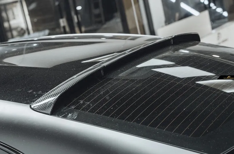 Future Design Carbon Fiber Rear Roof Spoiler for Porsche Taycan 2020 