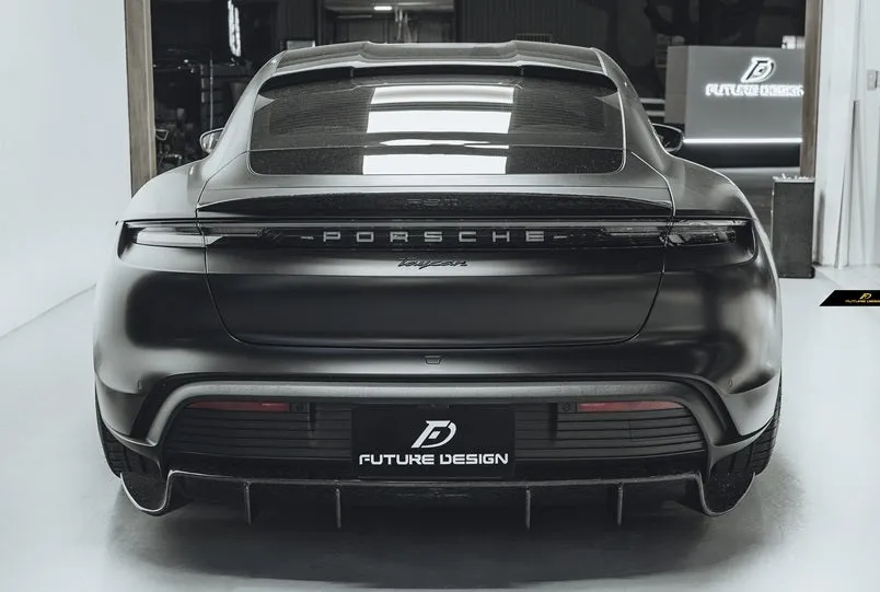Future Design Carbon Fiber Rear Roof Spoiler for Porsche Taycan 2020 