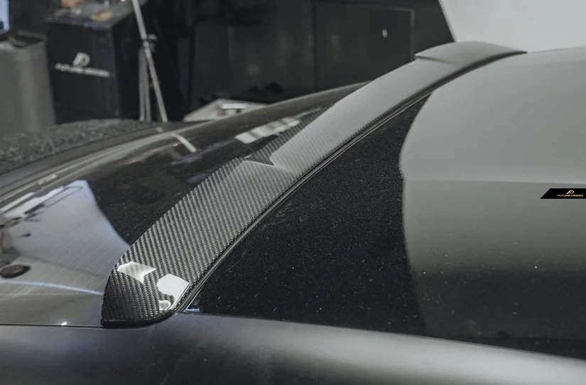 Future Design Carbon Fiber Rear Roof Spoiler for Porsche Taycan 2020 