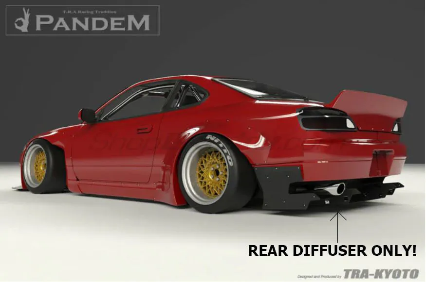 GReddy 99-02 Nissan Silvia Pandem Rocket Bunny S15 Rear Diffuser (gre17020264)