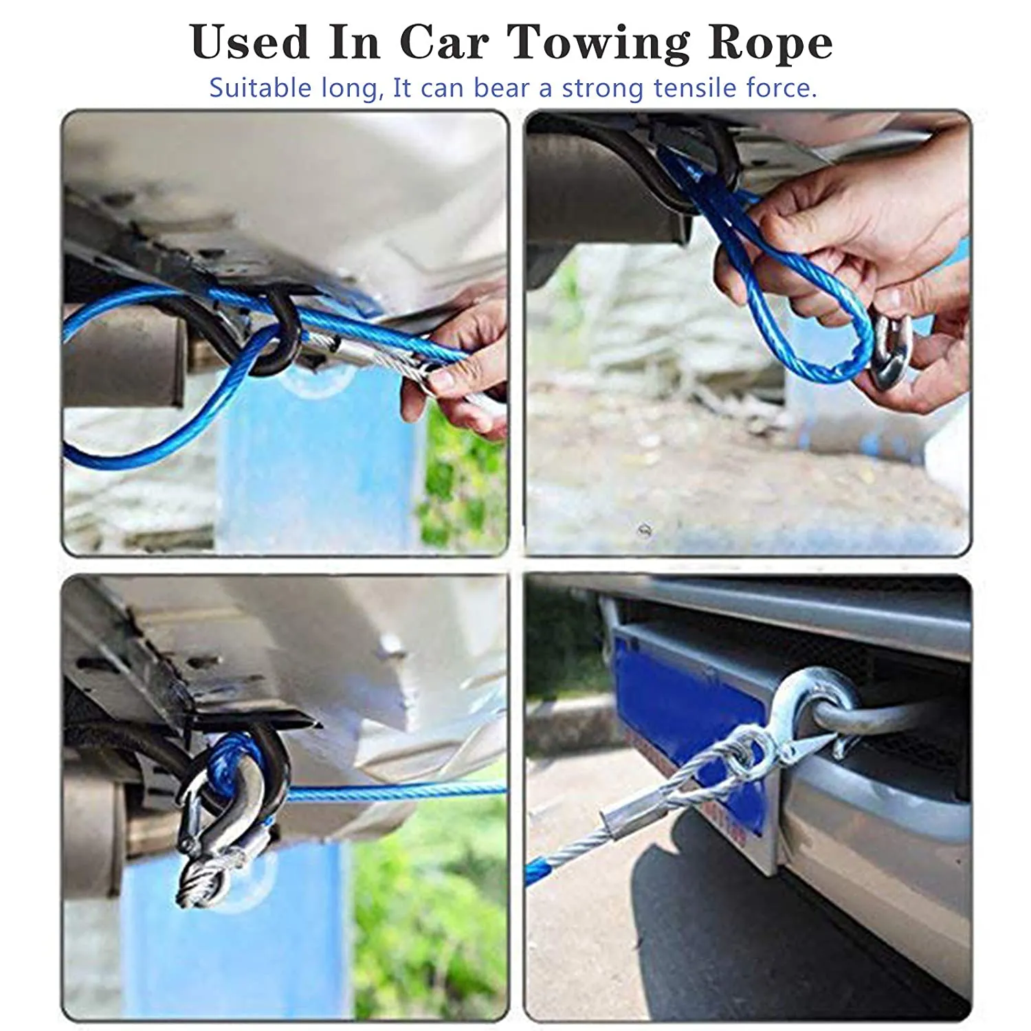 Heavy Duty Original 5 ton capacity Steel Towing Cable/Rope Cars
