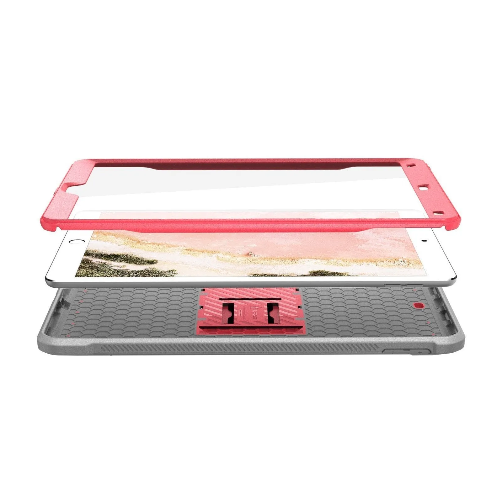 iPad Pro 10.5 inch (2017) Unicorn Beetle Rugged Case with Screen Protector-Pink