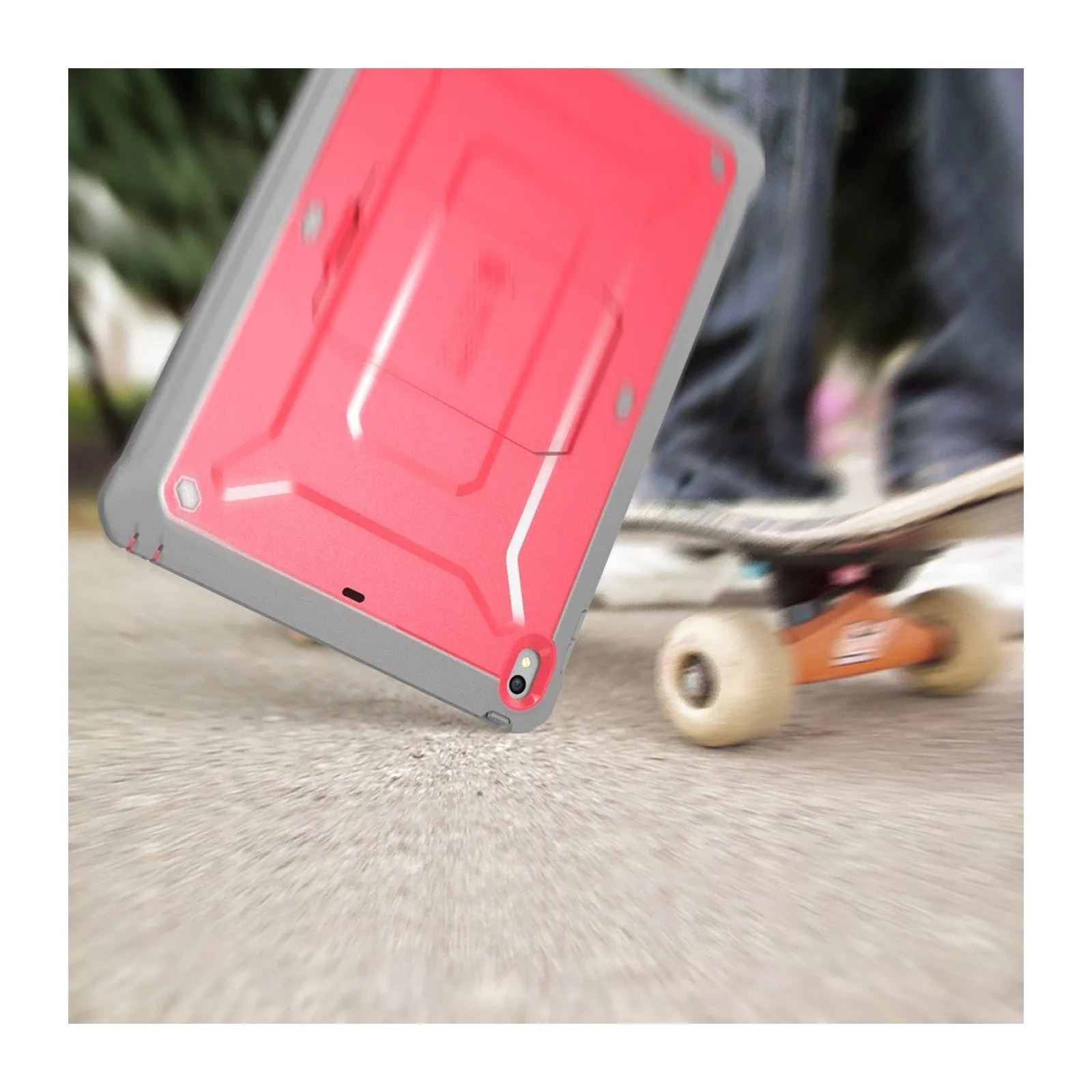 iPad Pro 10.5 inch (2017) Unicorn Beetle Rugged Case with Screen Protector-Pink