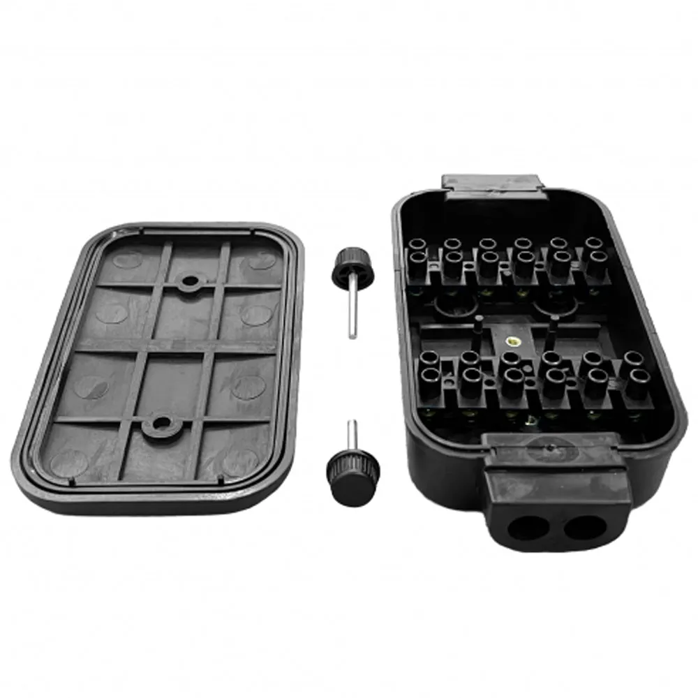 Junction Box with 4 Cable Entry - Dust & Water Proof