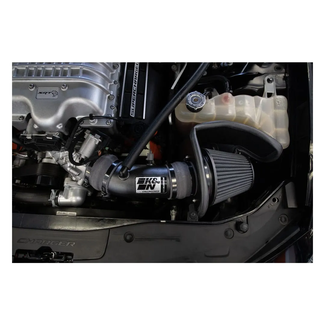 K&N Air Intake System Dodge Challenger 6.2L V8 (17-23) [DRYFLOW Series] 30-2553TTK