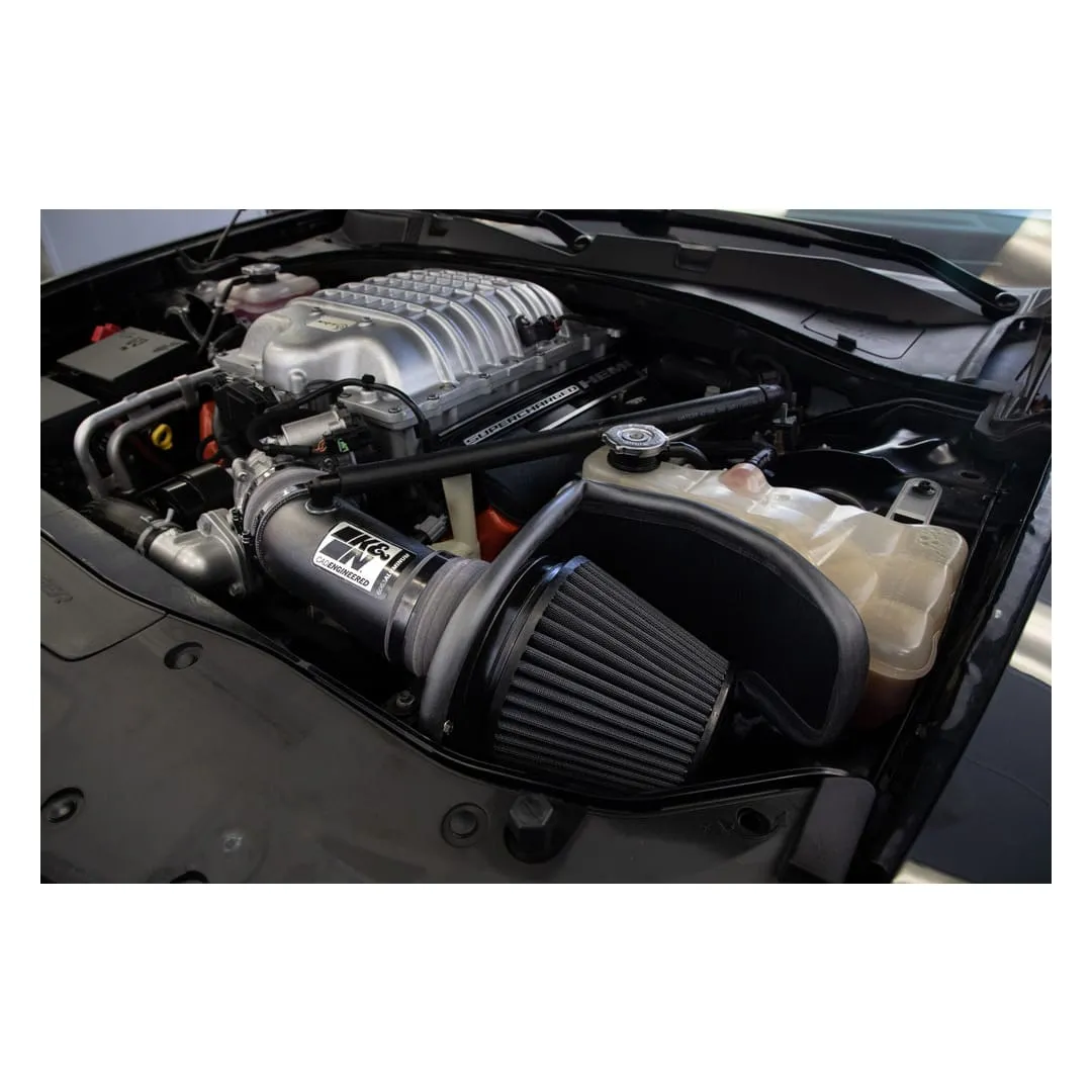 K&N Air Intake System Dodge Challenger 6.2L V8 (17-23) [DRYFLOW Series] 30-2553TTK