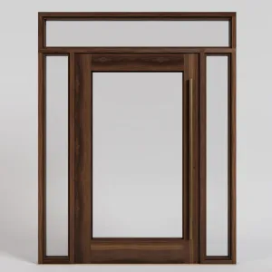 Marin Single Panel Glass Pivot Door
