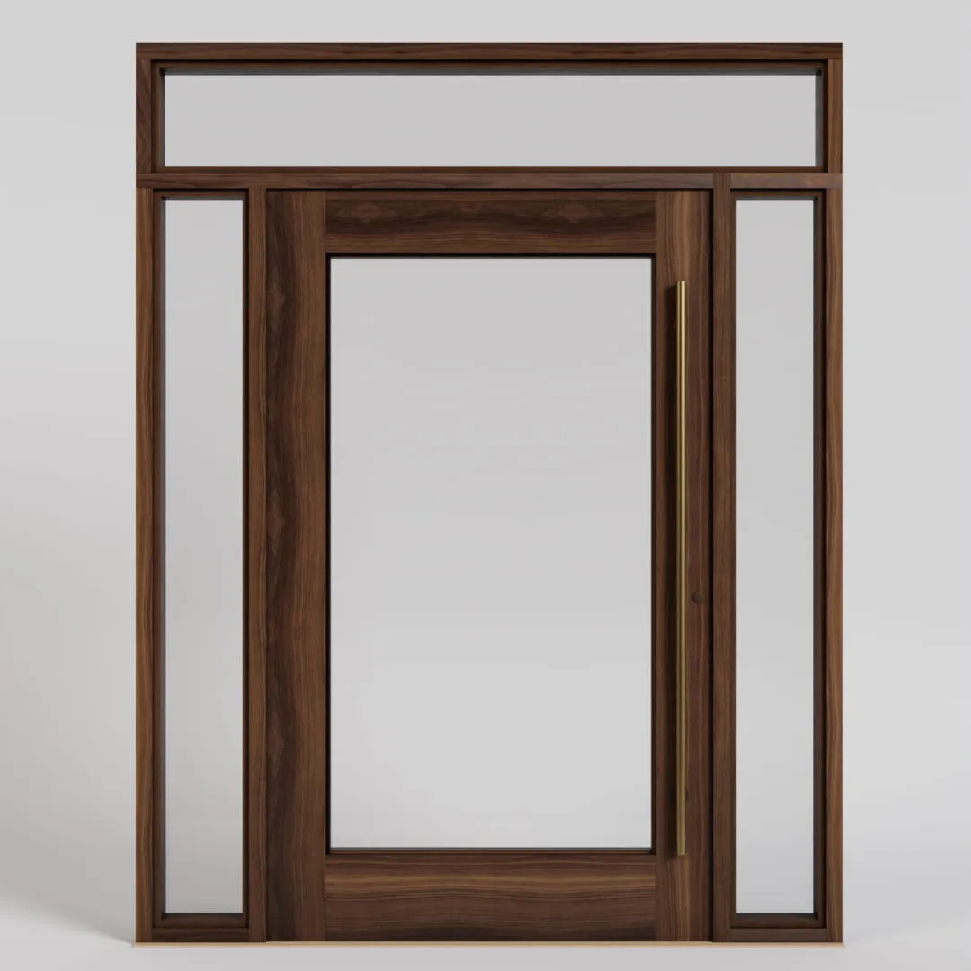Marin Single Panel Glass Pivot Door