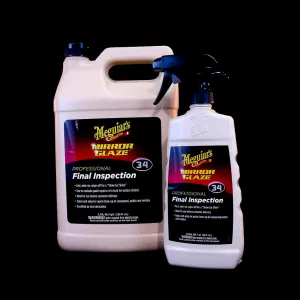 Meguiar's Mirror Glaze Final Inspection