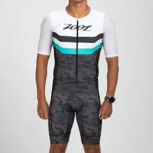 Men's Ltd Tri Aero Fz Racesuit - Camouflage