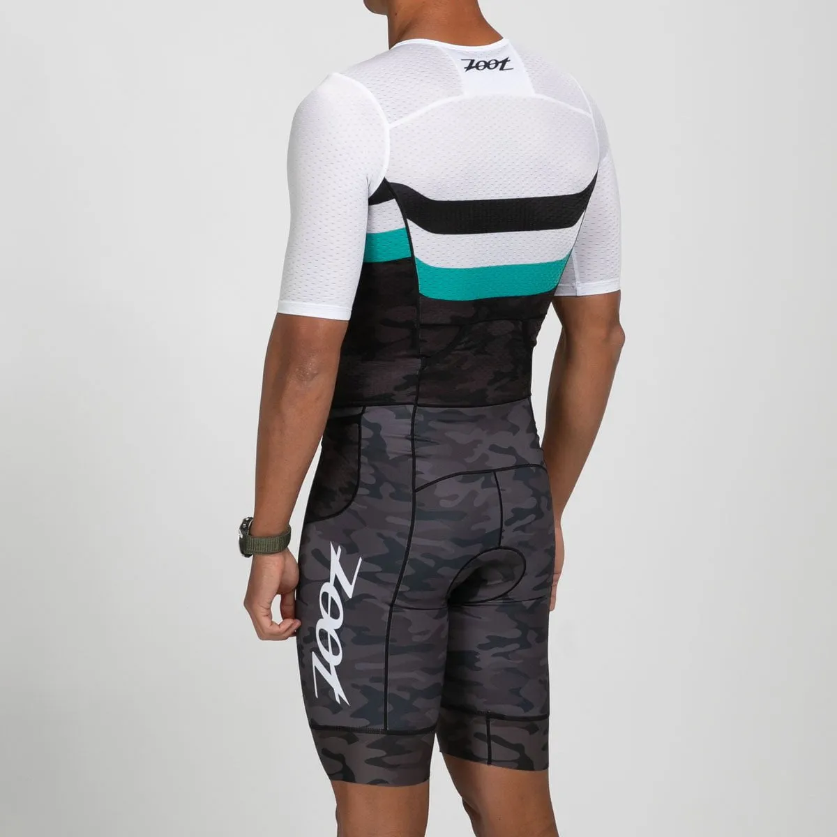 Men's Ltd Tri Aero Fz Racesuit - Camouflage