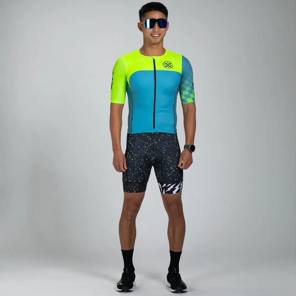 Mens LTD Triathlon Aero Jersey - Electric