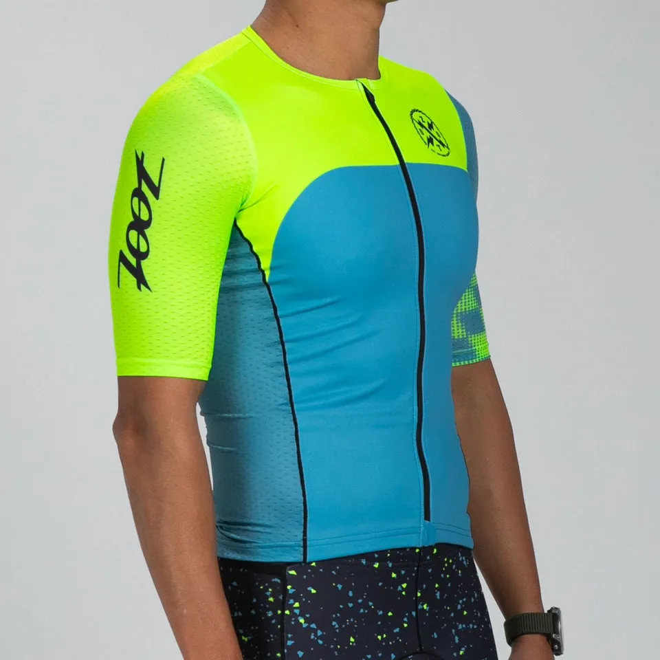 Mens LTD Triathlon Aero Jersey - Electric