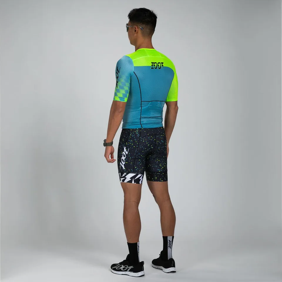 Mens LTD Triathlon Aero Jersey - Electric