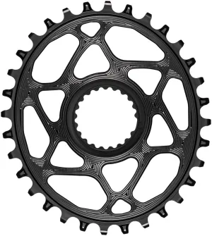 NEW absoluteBLACK Oval Direct Mount Chainring - 28t, Shimano Direct Mount, 3mm Offset, Requires Hyperglide  Chain, Black