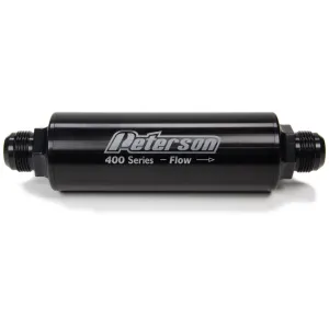 Peterson 400 Series Inline Oil Filter -16 AN Fittings - 60 Micron