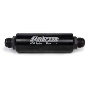 Peterson 400 Series Inline Oil Filter -16 AN Fittings - 75 Micron