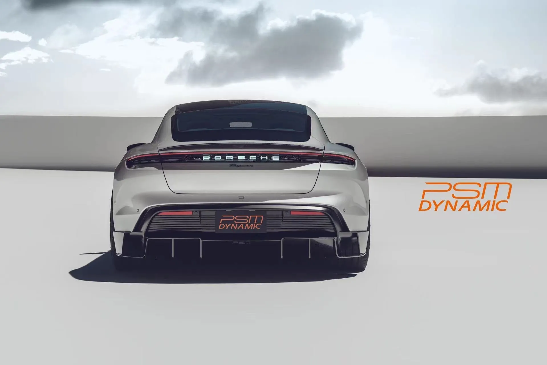 PSM Dynamic Carbon Fiber Rear Diffuser for Porsche Taycan