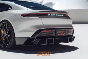 PSM Dynamic Carbon Fiber Rear Diffuser for Porsche Taycan