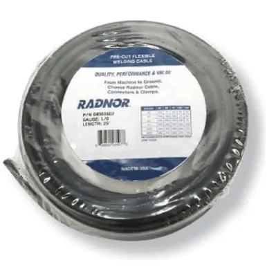 RADNOR 2/0 Flexible Welding Cable 25ft 64003509
