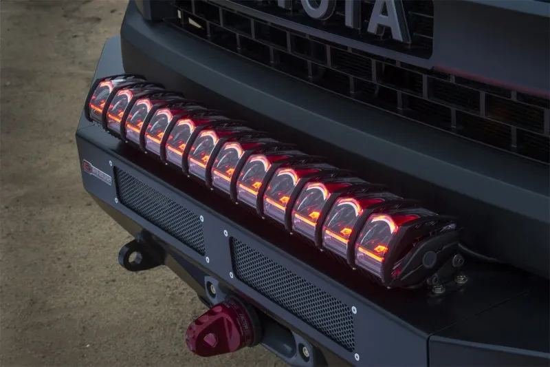 Rigid Industries Adapt LED Light Bar - Single Row - 72 Watts - 10" Long - White LED - Aluminum - Black - Universal