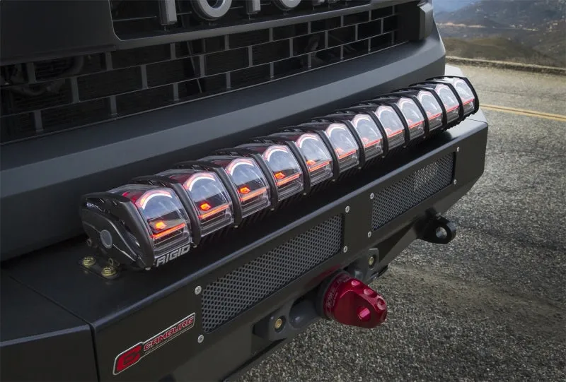 Rigid Industries Adapt LED Light Bar - Single Row - 72 Watts - 10" Long - White LED - Aluminum - Black - Universal
