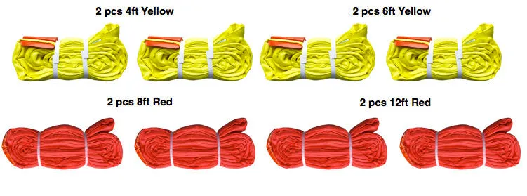 Round Sling Kit Medium Duty (8 Sling)