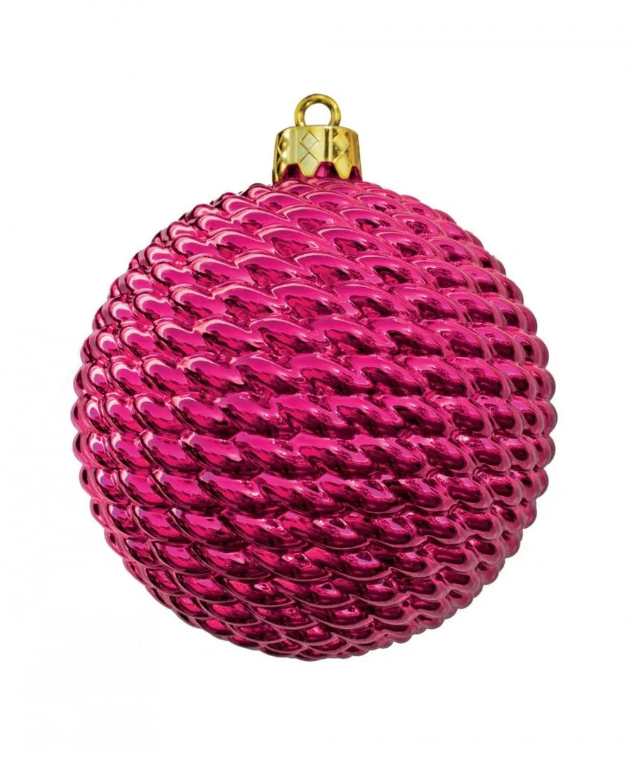 Round Woven Commercial Ornaments (Set of 12) 3 Sizes