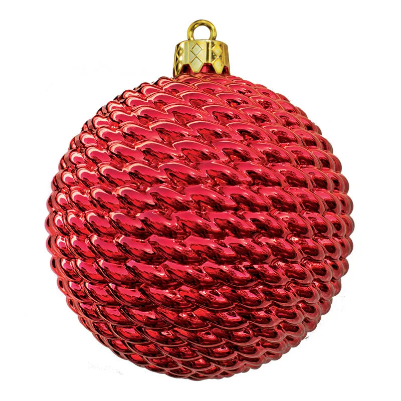 Round Woven Commercial Ornaments (Set of 12) 3 Sizes