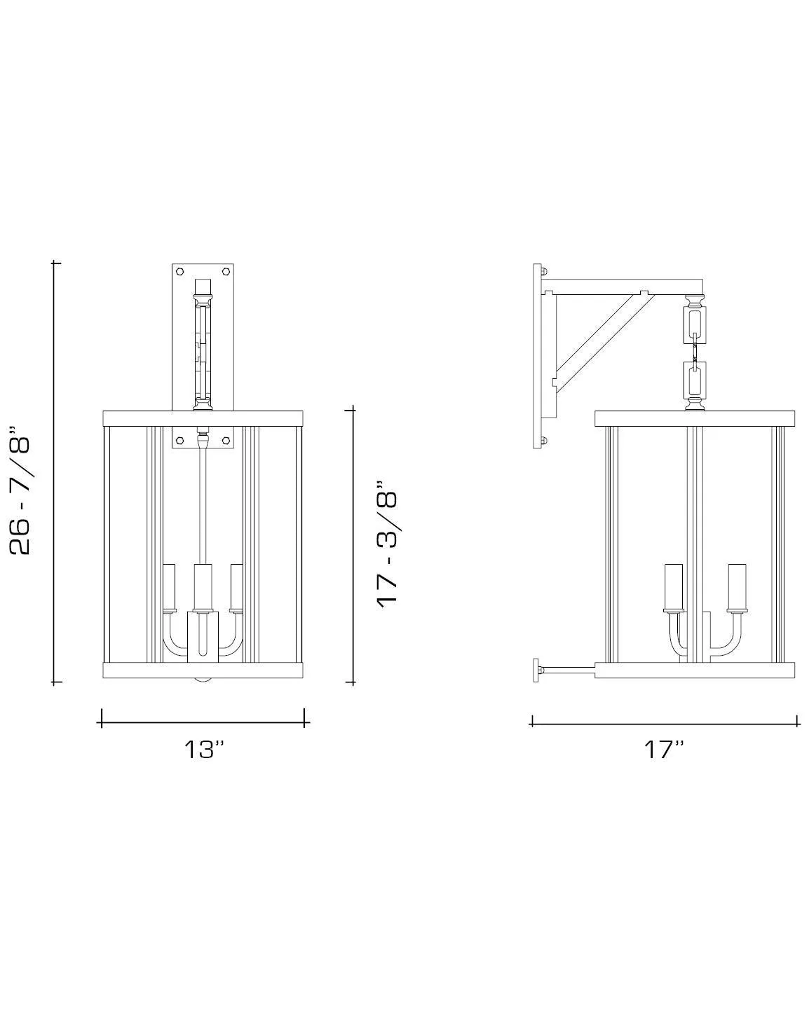 Sebastian 17 Exterior Wall Lantern