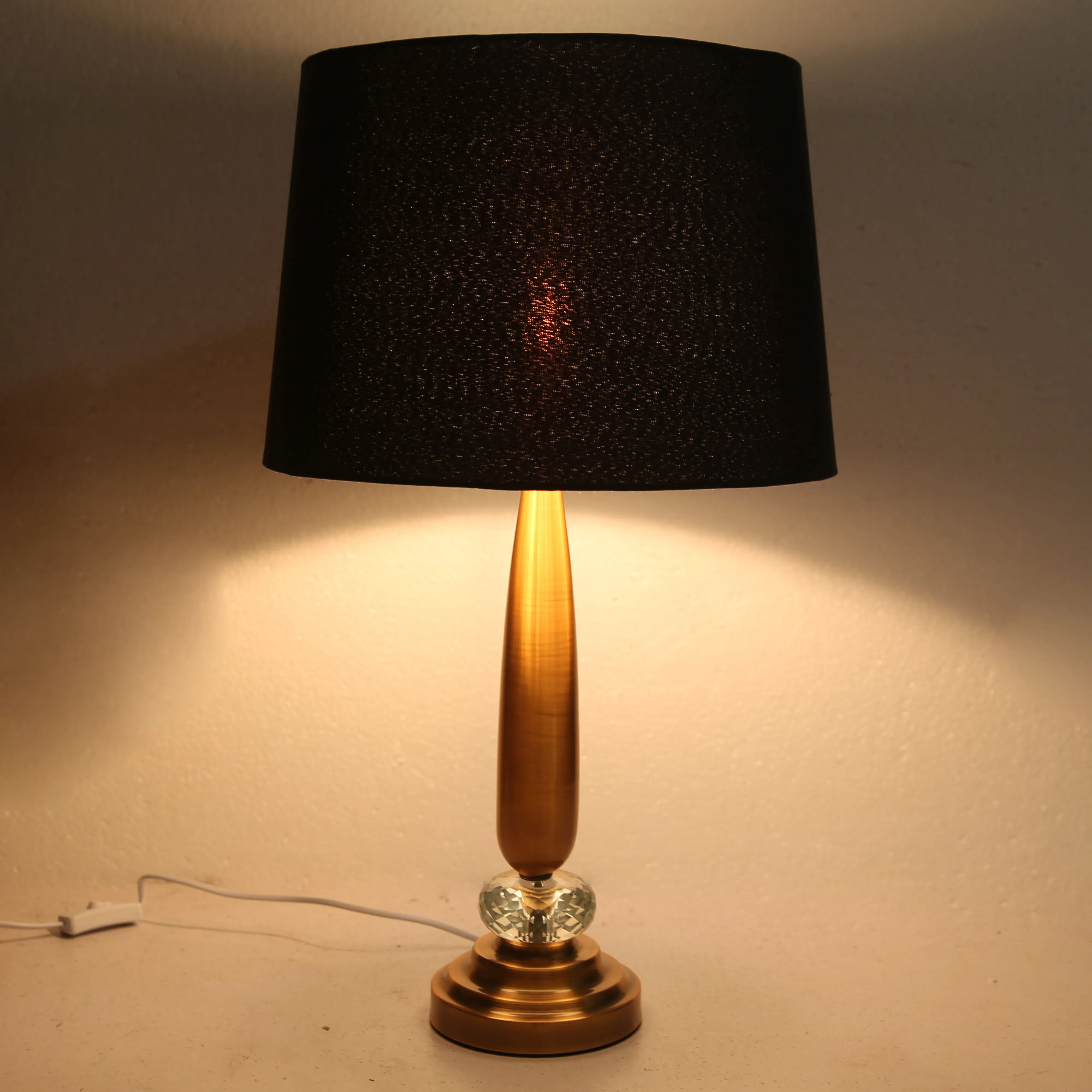 Sleek Brass Lamp