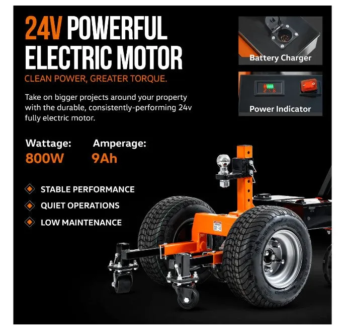 Super Handy GUO094 Electric Self-Propelled Trailer Dolly 7500 LBS Max Towing 5500 LBS Max Boat 1100 LBS Max Tongue Weight New