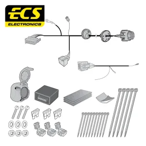 Towbar Wiring Kit 7 Pin AUDI A5 Coupe June 2007 - September 2016 AU06707U