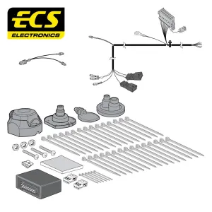 Towbar Wiring Kit 7 Pin SKODA Rapid 5 Door March 2013 - May 2015 SK018B1U